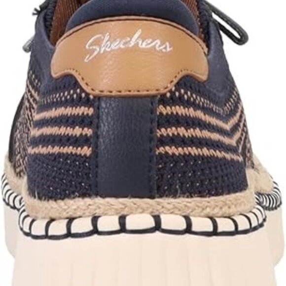 Skechers Wilshire Boulevard Size 7 Slip Ons - Navy Blue - Picture 7 of 9